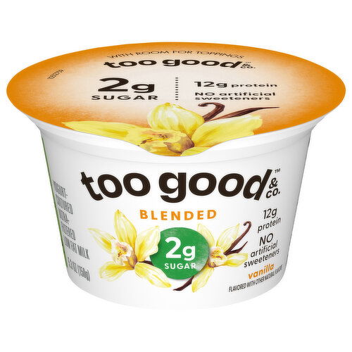 Too Good & Co. Yogurt, Ultra-Filtered, Low Fat, Vanilla