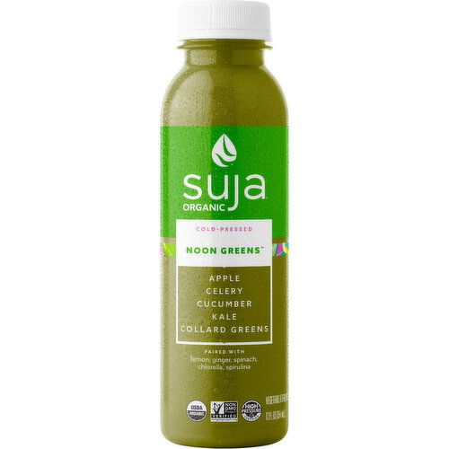 Suja Vegetable & Fruit Juice Drink, Noon Greens