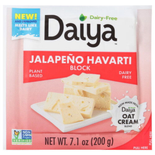 Daiya Cheese, Jalapeno Havarti, Block