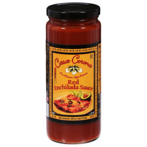 Casa Corona Enchilada Sauce, Red