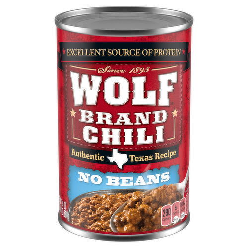 Wolf Chili No Beans, Chili Without Beans