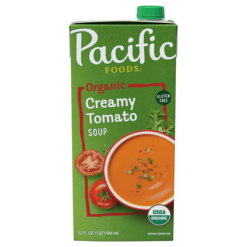 Pacific Foods Soup, Organic, Creamy Tomato