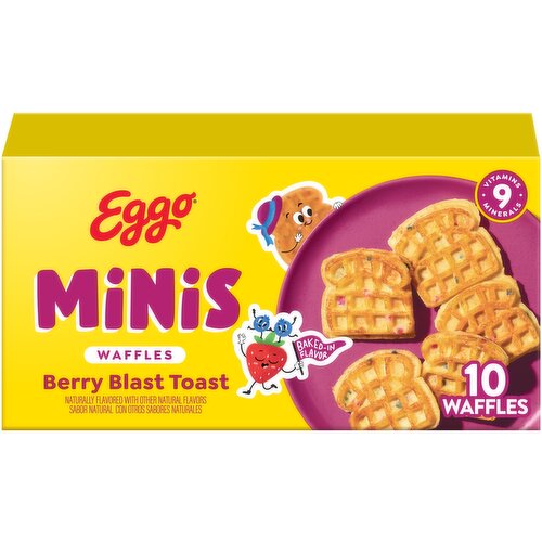 Eggo Frozen Waffle Bites, Berry Blast Toast - 10.75 Ounce