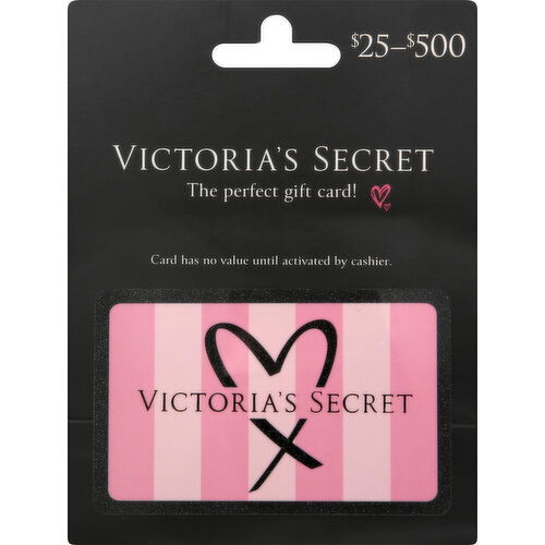 Victoria's Secret Gift Card, $25-$500