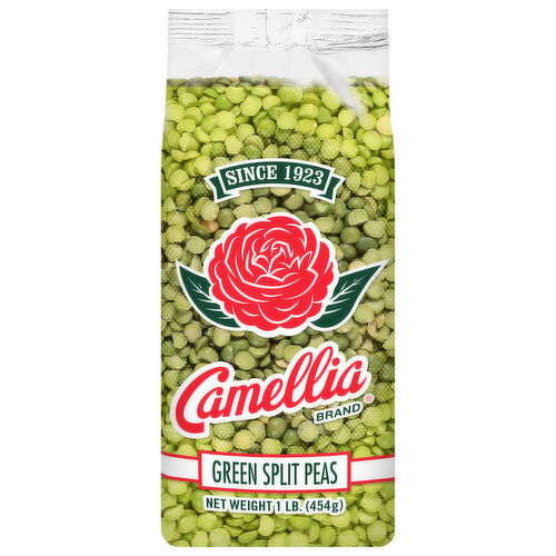 Camellia Green Split Peas - 1 Pound
