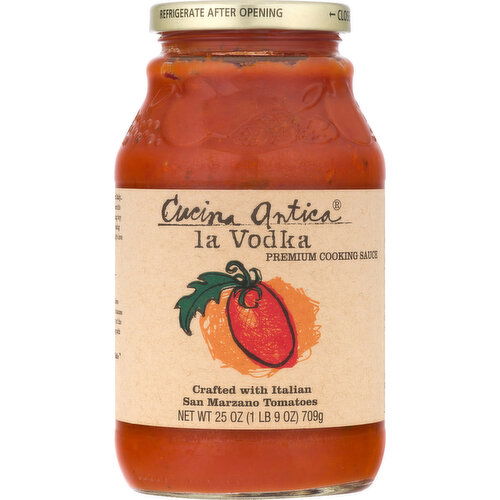 Cucina Antica Cooking Sauce, Premium, La Vodka