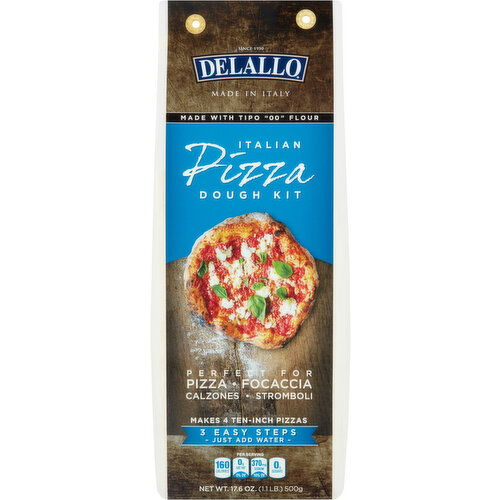 Delallo Pizza Dough Kit, Italian