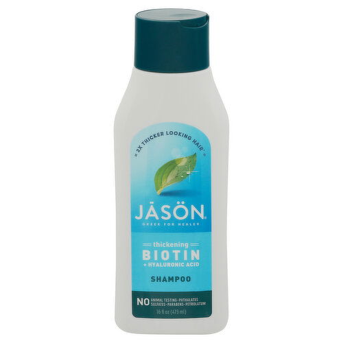 Jason Shampoo, Thickening, Biotin + Hyaluronic Acid