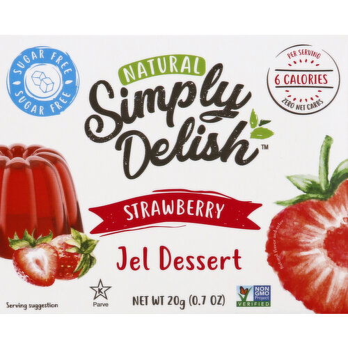 Simply Delish Jel Dessert, Strawberry