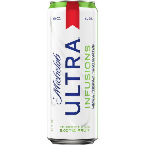 Michelob Ultra Beer, Light Lager, Lime & Prickly Pear Cactus, Infusions