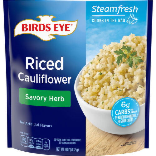 Birds Eye Savory Herb Riced Cauliflower Frozen Vegetable