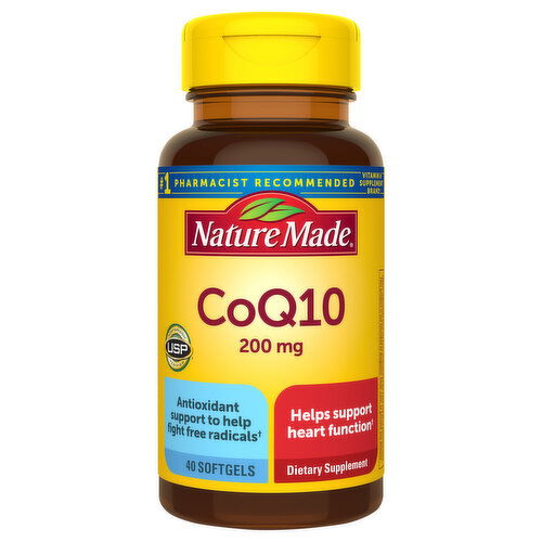 Nature Made CoQ10, 200 mg, Softgels