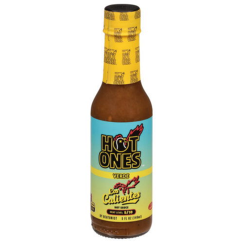 Hot Ones Hot Sauce, Verde, Medium 5/10 - 5 Fluid Ounce