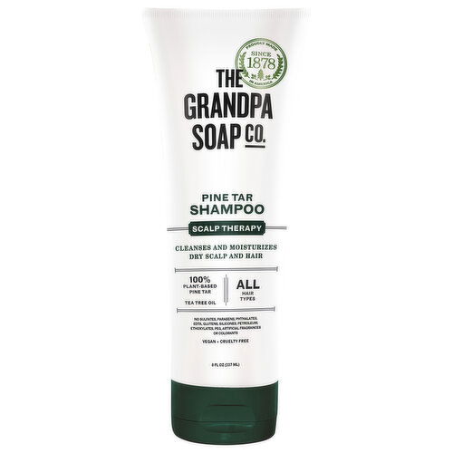 The Grandpa Soap Co. Shampoo, Scalp Therapy, Pine Tar