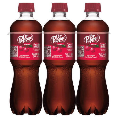 Dr Pepper Soda, Cherry