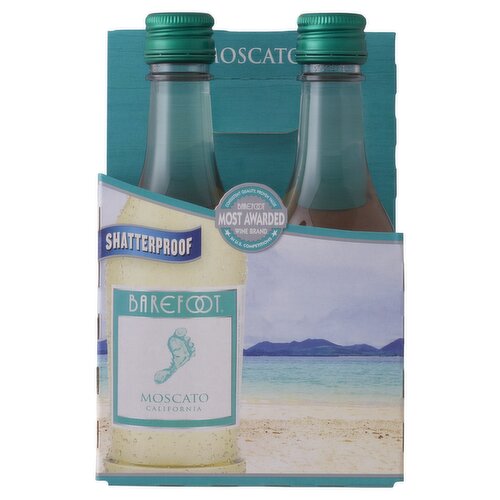 Barefoot Cellars Moscato White Wine 4 Single Serve