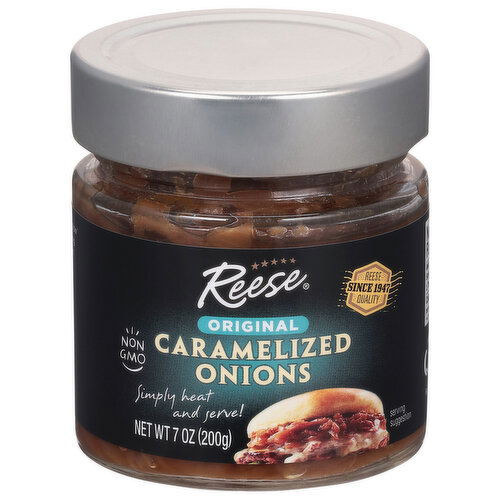 Reese Caramelized Onions, Original - 7 Ounce