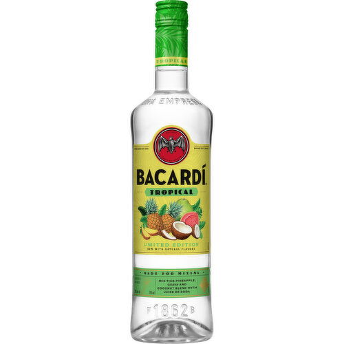 Bacardi Limited Edition Tropical Rum, 750 ml    