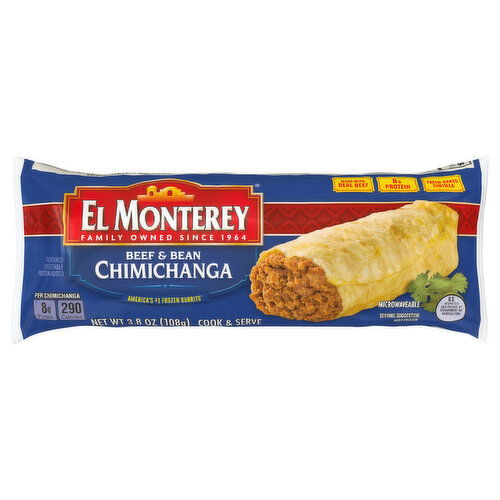 El Monterey Chimichanga, Beef & Bean