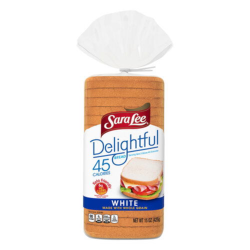 Sara Lee Delightful White Made With Whole Grain Bread