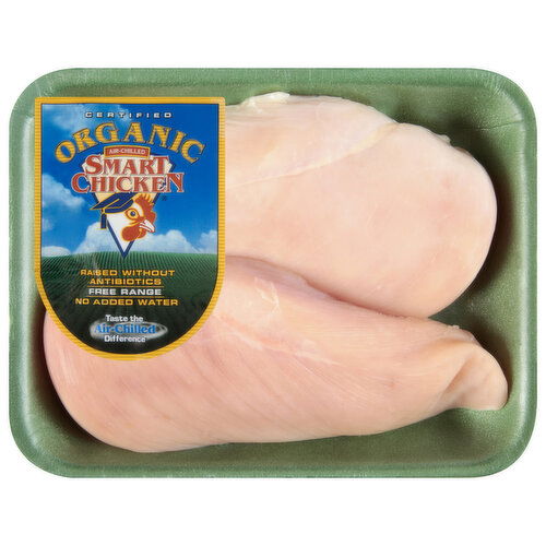 Smart Chicken Chicken Breast Fillets, Organic, Boneless, Skinless - 0.7 Pound