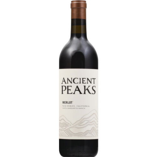 Ancient Peaks Merlot, Paso Robles California, 2017