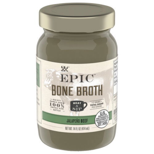 Epic Bone Broth, Jalapeno Beef