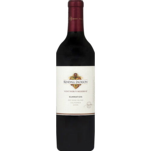 Kendall-Jackson Red Wine Blend, Summation, California, 2009