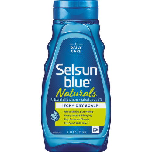 Selsun Blue Shampoo, Antidandruff, Itchy Dry Scalp