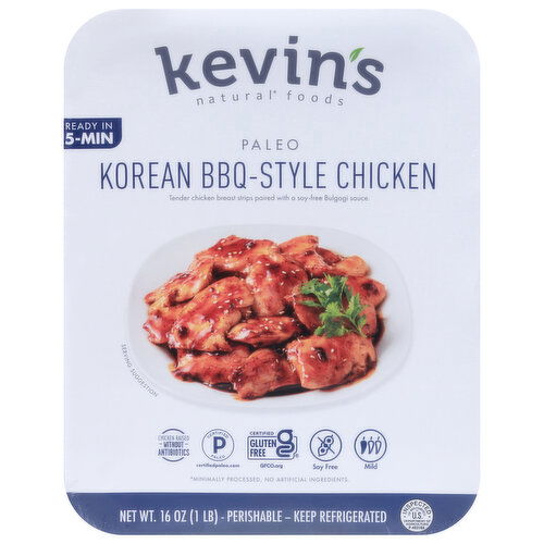 Kevin's Natural Foods Korean BBQ-Style Chicken, Paleo