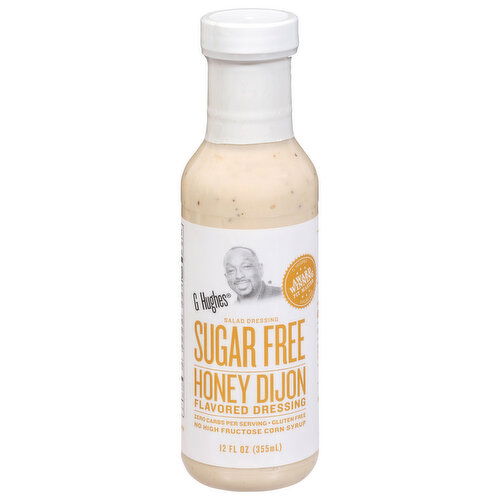 G Hughes Sugar Free Honey Dijon Flavored Dressing - 12 Fluid Ounce