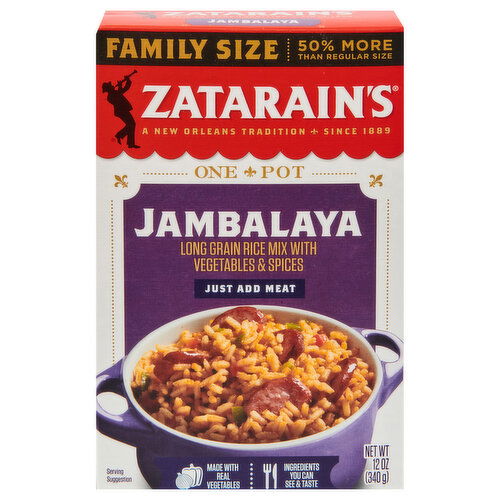 Zatarain's Family Size Jambalaya Rice Dinner Mix