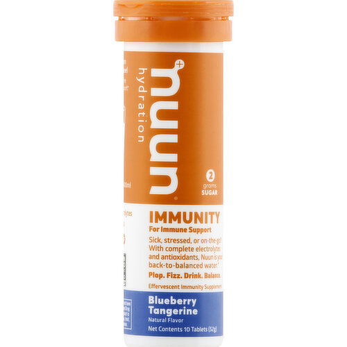 Nuun Immunity, Blueberry Tangerine, Tablets