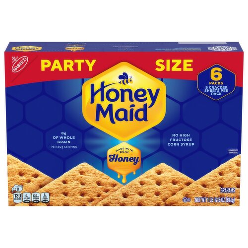 HONEY MAID Graham Crackers, Lunch Snacks, Party Size