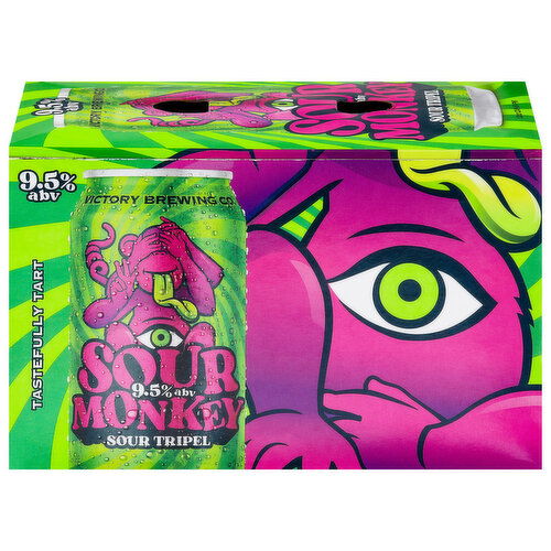 Victory Brewing Company Sour Monkey Beer - 6 Each