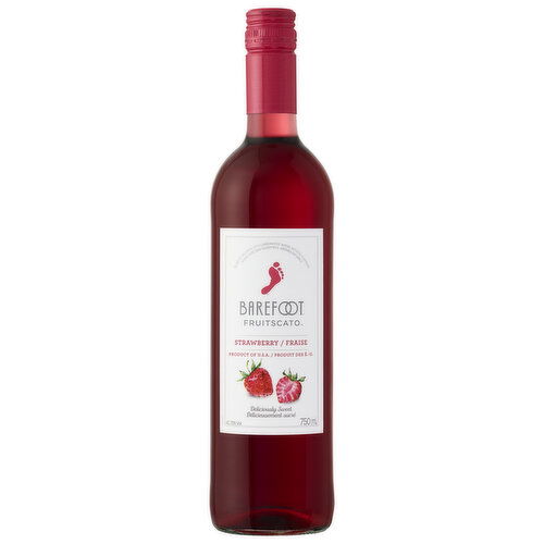 Barefoot Fruitscato Strawberry Sweet Wine 750ml  