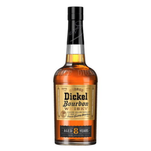 George Dickel Aged 8 Years Handcrafted Small Batch Bourbon Whiskey, 750 ml    