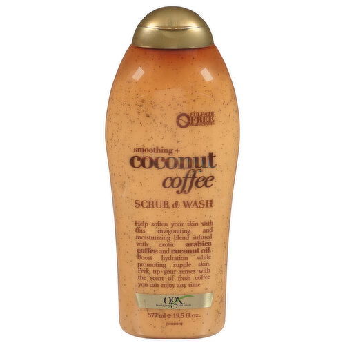 Ogx Scrub & Wash, Smoothing, + Coconut Coffee