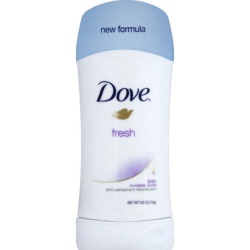 Dove Anti-Perspirant Deodorant, Invisible Solid, Fresh