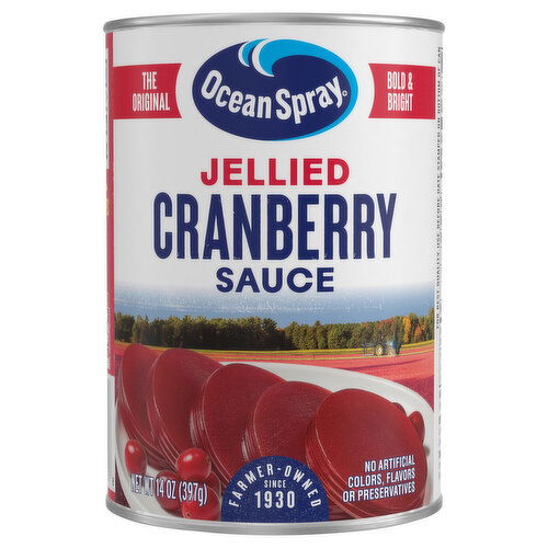 Ocean Spray Sauce, Cranberry, Jellied