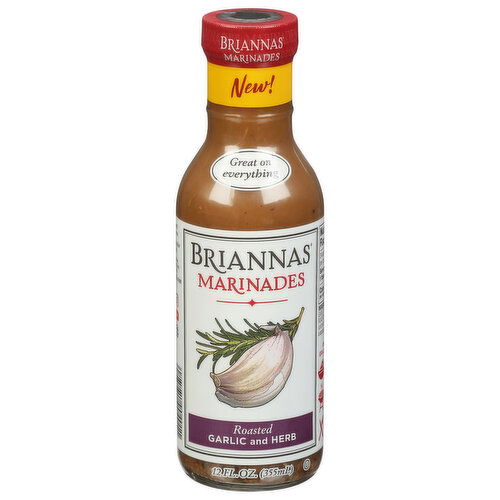 Briannas Roasted Garlic and Herb Marinades - 12 Fluid Ounce