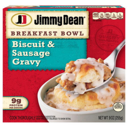 Jimmy Dean Breakfast Bowl, Biscuit & Sausage Gravy