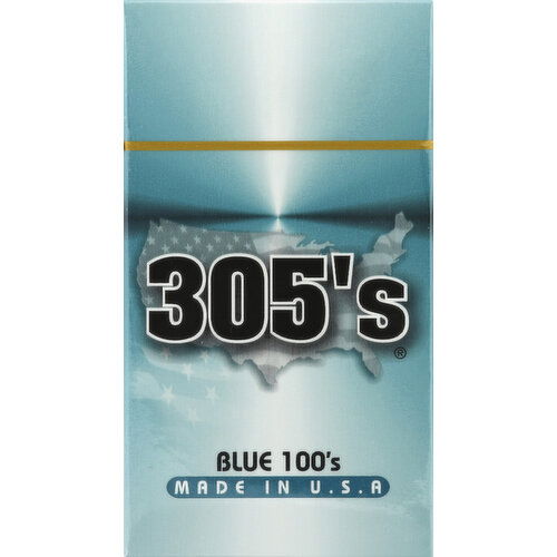 305s Cigarettes, Blue, 100's