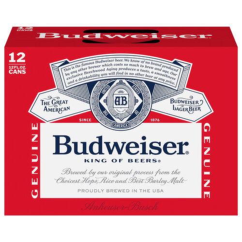 Budweiser Beer, Lager