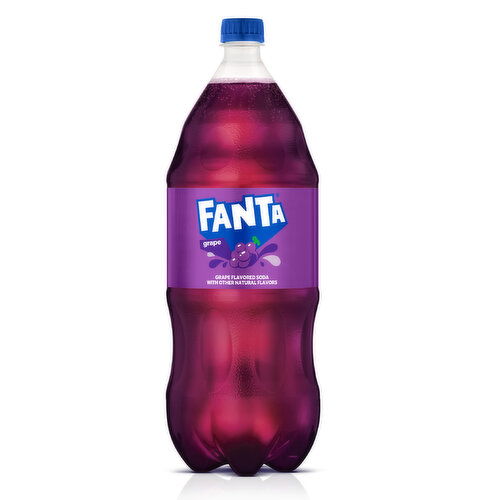 Fanta  Grape Soda Fruit Flavored Soft Drink