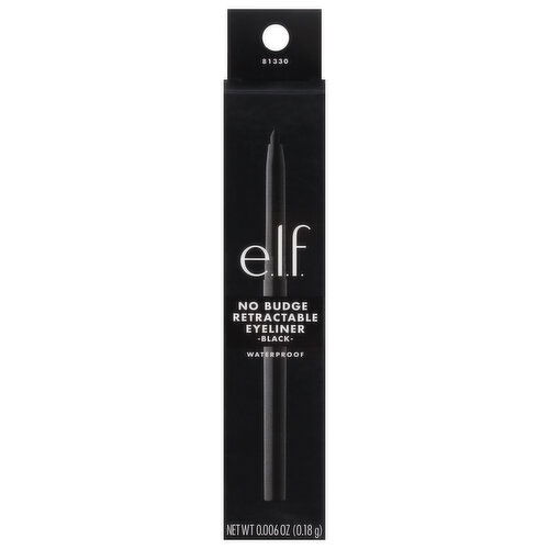 e.l.f. Eyeliner, Retractable, No Budge, Black 81330