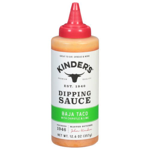 Kinder's Dipping Sauce, with Chipotle & Lime, Baja Taco