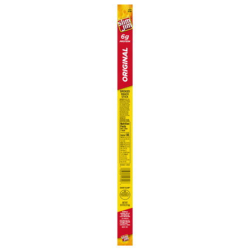 Slim Jim Giant Smoked Original Flavor Meat Stick