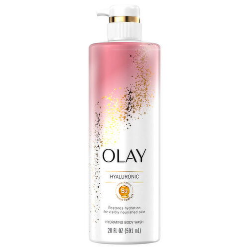 Olay Body Wash, Hydrating, Hyaluronic