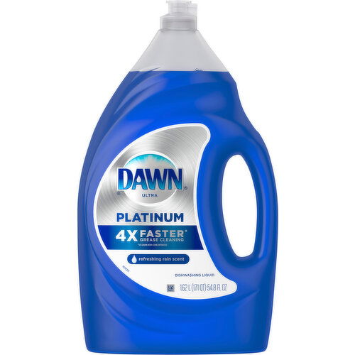 Dawn Ultra Dishwashing Liquid, Refreshing Rain Scent, Platinum